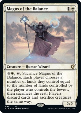 Magus of the Balance (CLB) #699 Rare (Lightly Played) Commander Legends: Battle for Baldur's Gate Magic: The Gathering: 2022
