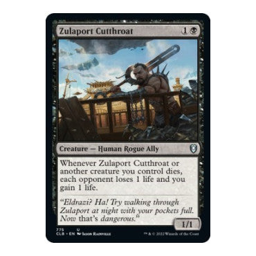 Zulaport Cutthroat (CLB) #775 Uncommon Commander Legends: Battle for Baldur's Gate Magic: The Gathering: 2022