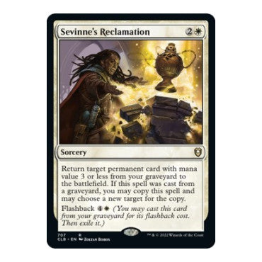 Sevinne's Reclamation (CLB) #707 Rare (Lightly Played) Commander Legends: Battle for Baldur's Gate Magic: The Gathering: 2022