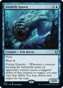 Aboleth Spawn (CLB) #662 Rare (Lightly Played) Commander Legends: Battle for Baldur's Gate Magic: The Gathering: 2022