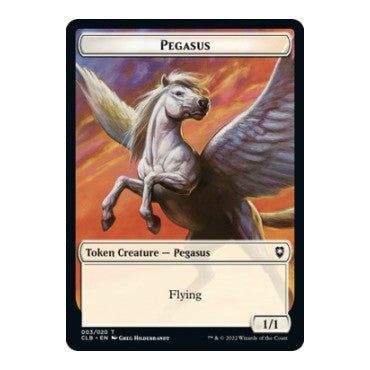 Pegasus Token (CLB) #3 T (Lightly Played) Commander Legends: Battle for Baldur's Gate Magic: The Gathering: 2022