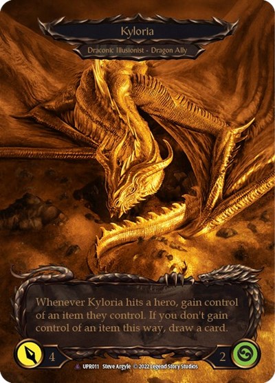 Invoke Kyloria Kyloria Marvel (UPR) #UPR011 Marvel (Cold Foil Near Mint) Uprising Flesh & Blood TCG: 2022