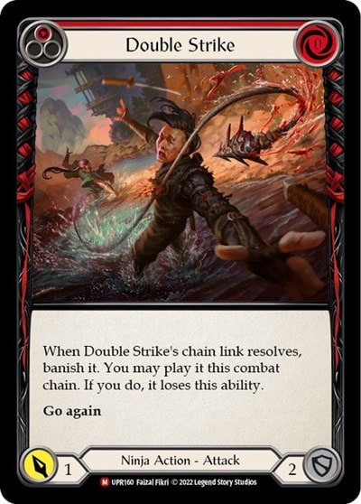 Double Strike (UPR) #UPR160 Majestic (Rainbow Foil Near Mint) Uprising Flesh and Blood TCG: 2022