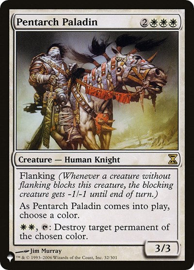 Pentarch Paladin (LIST) #TSP-32 Rare (Near Mint) The List Reprints Magic: The Gathering: 2026