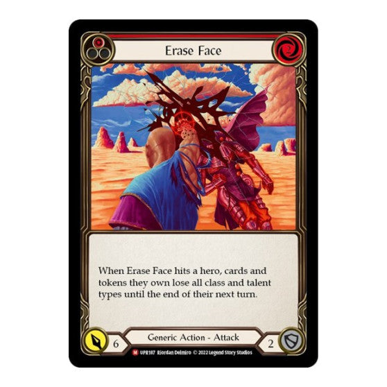 Erase Face (UPR) #UPR187 Majestic (Near Mint) Uprising Flesh and Blood TCG: 2022