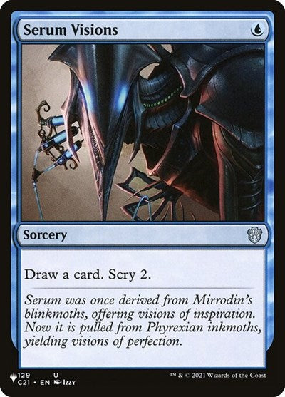Serum Visions (LIST) #C21-129 Uncommon (Lightly Played) The List Reprints Magic: The Gathering: 2026