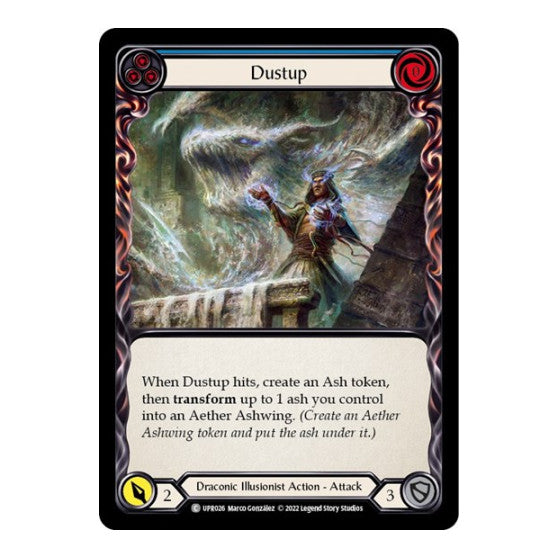 Dustup (Blue) (UPR) #UPR026 Common (Lightly Played) Uprising Flesh and Blood TCG: 2022