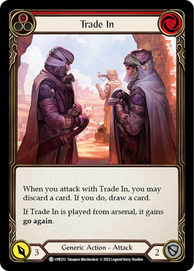 Trade In Red (UPR) #UPR212 Common (Lightly Played) Uprising Flesh and Blood TCG: 2022