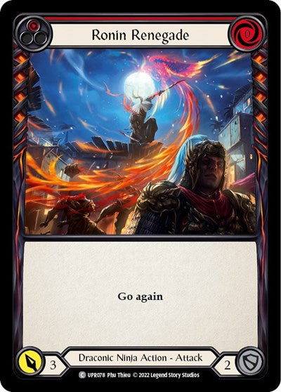 Ronin Renegade Red (UPR) #UPR078 Common (Lightly Played) Uprising Flesh and Blood TCG: 2022