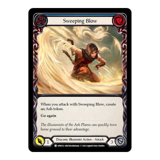 Sweeping Blow (Blue) (UPR) #UPR032 Common (Lightly Played) Uprising Flesh and Blood TCG: 2022