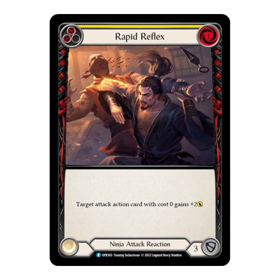 Rapid Reflex (Yellow) (UPR) #UPR163 Rare Uprising Flesh and Blood TCG: 2022