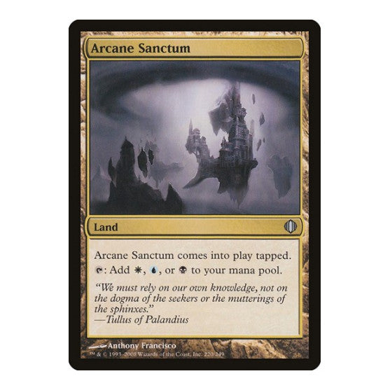 Arcane Sanctum (ALA) #220 Uncommon Shards of Alara Magic: The Gathering: 2008