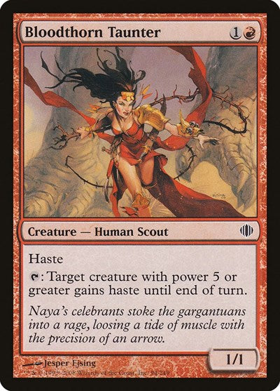 Bloodthorn Taunter (ALA) #94 Common Shards of Alara Magic: The Gathering: 2008