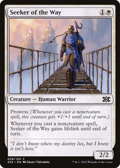 Seeker of the Way (2X2) #28 Common Double Masters 2022 Magic: The Gathering: 2022