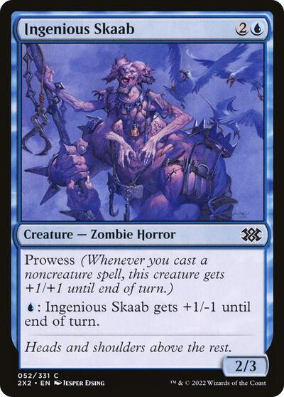 Ingenious Skaab (2X2) #52 Common (Lightly Played) Double Masters 2022 Magic: The Gathering: 2022