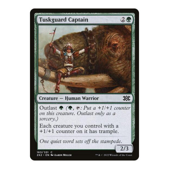 Tuskguard Captain (2X2) #163 Common (Lightly Played) Double Masters 2022 Magic: The Gathering: 2022