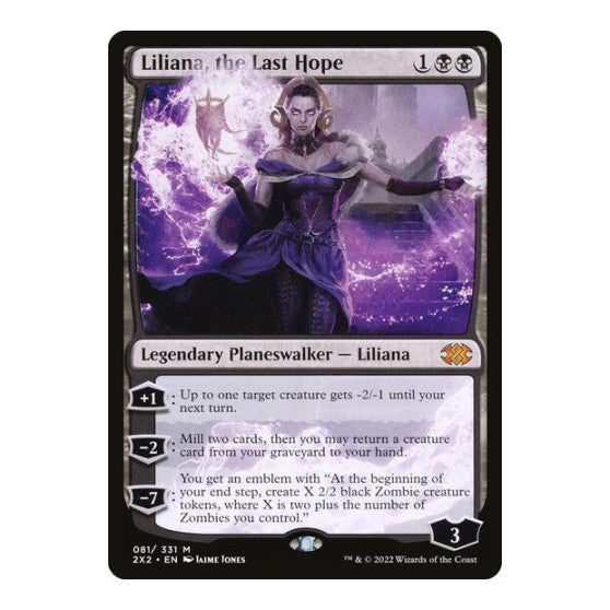 Liliana the Last Hope (2X2) #81 Mythic Rare (Lightly Played) Double Masters 2022 Magic: The Gathering: 2022