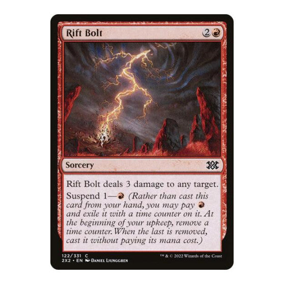 Rift Bolt (2X2) #122 Common (Lightly Played) Double Masters 2022 Magic: The Gathering: 2022