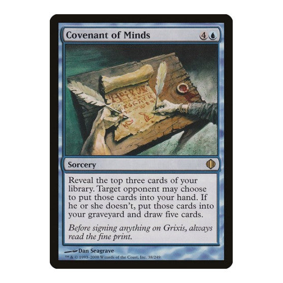 Covenant of Minds (ALA) #38 Rare Shards of Alara Magic: The Gathering: 2008