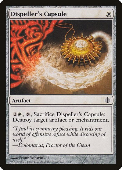 Dispellers Capsule (ALA) #8 Common (Moderately Played) Shards of Alara Magic: The Gathering: 2008