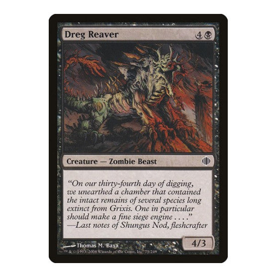 Dreg Reaver (ALA) #73 Common Shards of Alara Magic: The Gathering: 2008