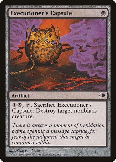 Executioners Capsule (ALA) #75 Common Shards of Alara Magic: The Gathering: 2008