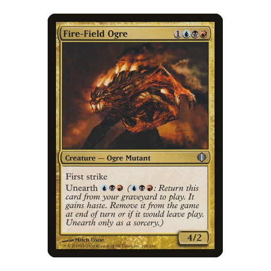 Fire Field Ogre (ALA) #168 Uncommon Shards of Alara Magic: The Gathering: 2008