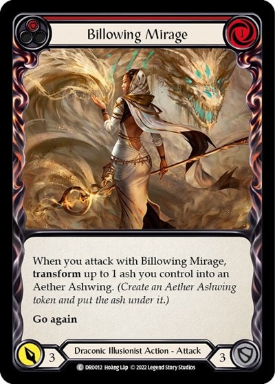 Billowing Mirage (DRO) #DRO012 Common (Lightly Played) Blitz Deck: Uprising - Dromai Flesh and Blood TCG: 2022