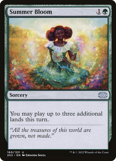 Summer Bloom (2X2) #160 Uncommon (Lightly Played) Double Masters 2022 Magic: The Gathering: 2022