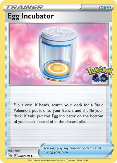 Egg Incubator (PGO) #066/078 Uncommon (Moderately Played) Pokemon GO Pokemon: 2022