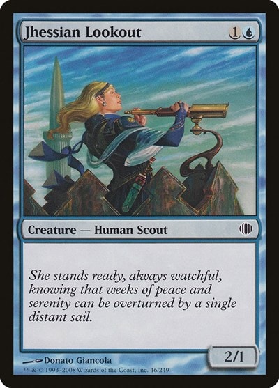 Jhessian Lookout (ALA) #46 Common Shards of Alara Magic: The Gathering: 2008