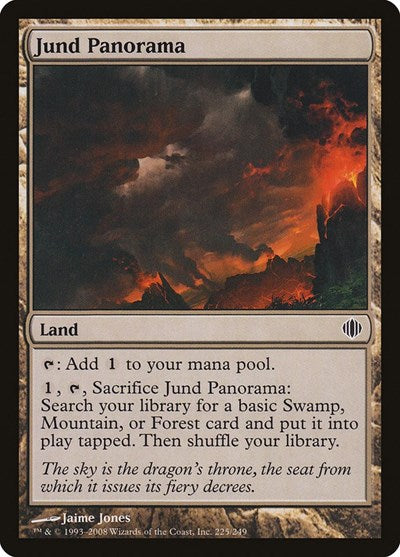Jund Panorama (ALA) #225 Common (Lightly Played) Shards of Alara Magic: The Gathering: 2008