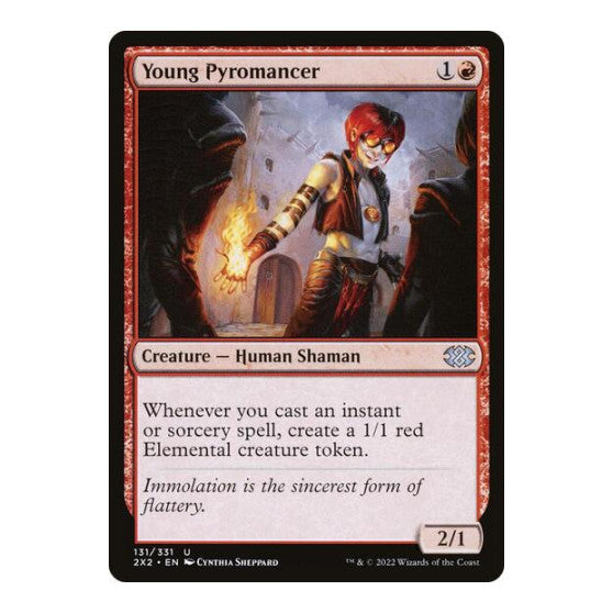 Young Pyromancer (2X2) #131 Uncommon (Lightly Played) Double Masters 2022 Magic: The Gathering: 2022