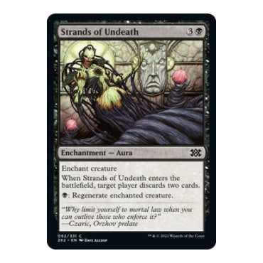 Strands of Undeath (2X2) #92 Common (Lightly Played) Double Masters 2022 Magic: The Gathering: 2022