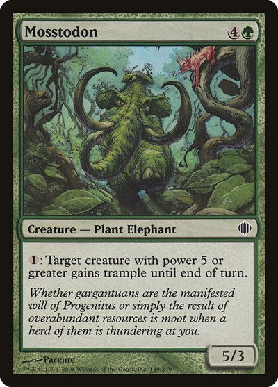 Mosstodon (ALA) #139 Common Shards of Alara Magic: The Gathering: 2008