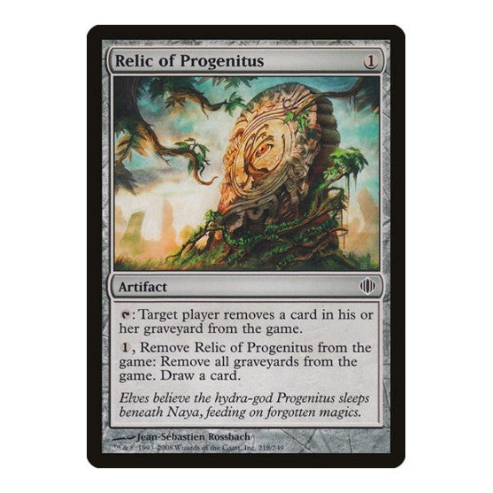 Relic of Progenitus (ALA) #218 Common (Damaged) Shards of Alara Magic: The Gathering: 2008