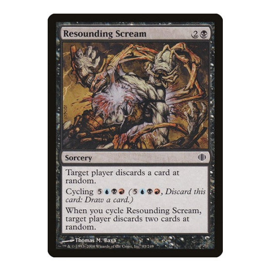 Resounding Scream (ALA) #83 Common Shards of Alara Magic: The Gathering: 2008