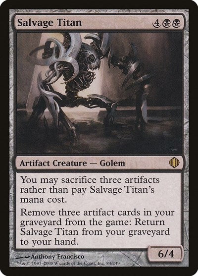 Salvage Titan (ALA) #84 Rare (Lightly Played) Shards of Alara Magic: The Gathering: 2008