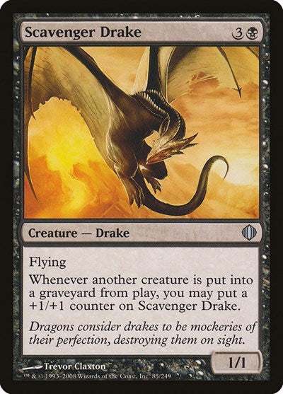 Scavenger Drake (ALA) #85 Uncommon (Moderately Played) Shards of Alara Magic: The Gathering: 2008