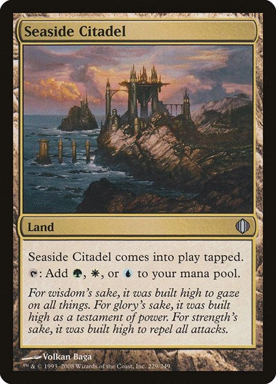 Seaside Citadel (ALA) #229 Uncommon Shards of Alara Magic: The Gathering: 2008