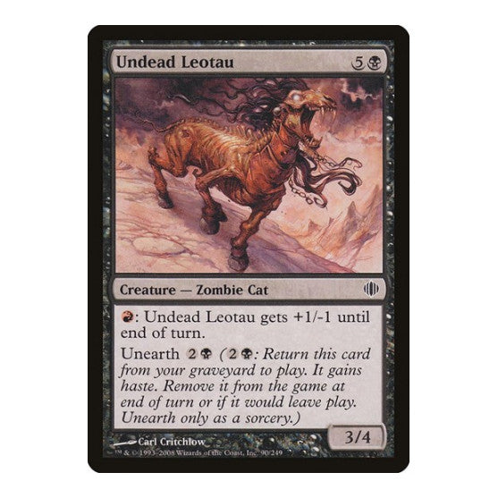 Undead Leotau (ALA) #90 Common Shards of Alara Magic: The Gathering: 2008