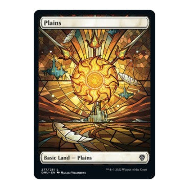 Plains (Showcase) (DMU) #277 Land Dominaria United Magic: The Gathering: 2022