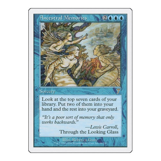 Ancestral Memories (7ED) #59 Rare (Moderately Played) 7th Edition Magic: The Gathering: 2001