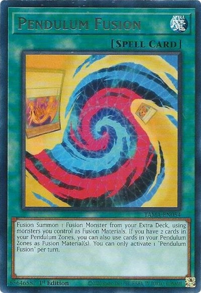 Pendulum Fusion (TAMA) #TAMA-EN054 Rare (1st Edition Lightly Played) Tactical Masters YuGiOh: 2022