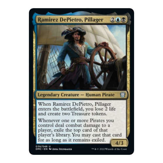Ramirez DePietro Pillager (DMC) #38 Uncommon (Foil Lightly Played) Commander: Dominaria United Magic: The Gathering: 2022
