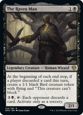 The Raven Man (DMU) #103 Rare Dominaria United Magic: The Gathering: 2022