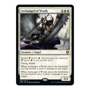 Archangel of Wrath (DMU) #3 Rare Dominaria United Magic: The Gathering: 2022