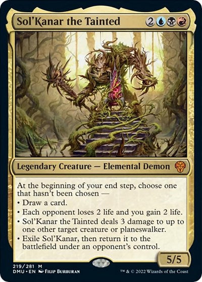 SolKanar the Tainted (DMU) #219 Mythic Rare (Lightly Played) Dominaria United Magic: The Gathering: 2022