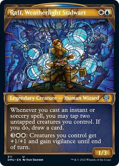 Raff Weatherlight Stalwart Showcase (DMU) #311 Uncommon Dominaria United Magic: The Gathering: 2022