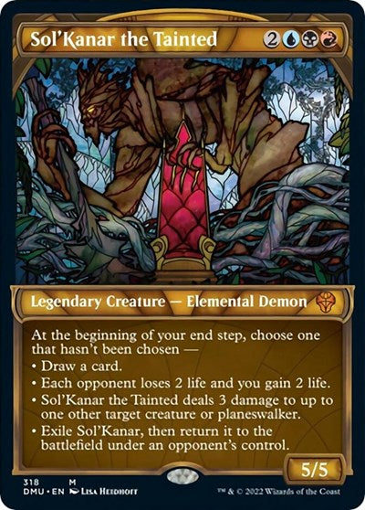 SolKanar the Tainted Showcase (DMU) #318 Mythic Rare (Near Mint) Dominaria United Magic: The Gathering: 2022